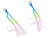 BATTLE ANGLER Double Glow Shrink Tail Assist Hook
