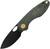 Vosteed Acorn Linerlock Green Micarta