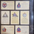 Vintage WW2 Canadian Army Post Cards Display W/ Frame