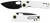 Vosteed Porcupine Folding Knife, 14C28N Black, G10 White