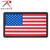 Rothco PVC US Flag Patch With Hook Back - Red/White/Blue
