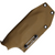 MEDFORD Emperor Fixed Blade Coyote