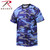 Rothco Color Camo T-Shirts - Electric Blue