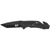 M&p Clip Folder, Liner Lock, Black Blade And Black Handle, Strap Cutter, Ceramic Glass Breaker - KRSWMP11B