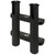 Sea-Dog Two Pole Side Mount Rod Storage Rack - Black Sea-Dog Two Pole Side Mount Rod Storage Rack - Black