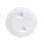 Beckson 4" Smooth Center Screw-Out Deck Plate - White