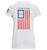 Women's Ua Freedom Flag T-shirt - KR1370814100LG