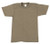 Rothco Solid Color Cotton / Polyester Blend Military T-Shirt - Brown