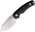 KUNWU KNIVES Stiffy D Fixed Blade Black