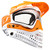 JT Spectra Proflex LE Paintball Mask Thermal - Orange/White