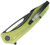 KUBEY Merced Linerlock Yellow