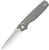 KIZER CUTLERY Original 2 Clutch Lock Gray