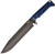 DAWSON KNIVES Holdout Bowie Black/Blue