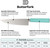 BUTTERFORK Chef's Knife Mint Green