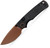 VOSTEED Porcupine Top Linerlock BlkMic