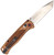 COBRATEC KNIVES Bar Lock Zebra Wood Tanto Sat