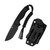 Civivi Timberbark Fixed Blade 14C28N Black G10 Black, Kydex Sheath