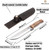 BEAVERCRAFT Tactical Fixed Blade