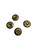 WW2 Canadian General Service Small Buttons Set Of  4