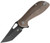 SKALLYWAG TACTICAL Mudskipper Linerlock Brown
