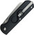 STRAIGHT LINE Rox Button Lock Black G10