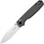 KIZER CUTLERY Pokiman Clutch Lock Blk Alum