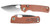 Vosteed Porcupine Folding Knife Satin Micarta Brown
