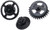 Solink Motor CNC Steel Hollowed Out Gear Set for Airsoft AEG Rifles