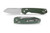 Vosteed Raccoon CB Folding Knife SW - Micarta Green