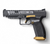CANiK SFx Rival Home Defense .50 Cal Rubber & Powder Round Training Pistol Grey/Gold