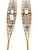 GV Traditional Alaskan 10" X 56" Wooden Snow Shoes