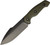Kunwu Knives Stiffy G Fixed Blade Grn DLC