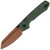 Raccoon Top Linerlock Green