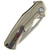 Framelock Gold Ti/Zirc