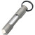 Knurled Steel Glow Fob Blue