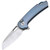 Button Lock Ti Blue 99BL