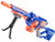 Blaze Storm "Vulcan" Foam Blaster Full Auto Electric Foam Dart Rifle with Drum Mag (Color: Blue / Long)