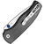 Glaux Button Linerlock Blk 01A1