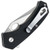 Croc Button Lock Black