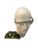 Canadian Armed Forces Shooting Glasses W/ Spare Lens & Protector