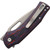 Linerlock Micarta Black/Red