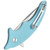 Cove Button Lock Blue