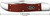 Case Folding Hunter Dark Red Micarta