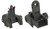 APS Athena Back Up Sights For Airsoft Rifles - Black