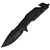 Tac Force Stainless Black Aluminum w/Glass Breaker/Belt Cutter