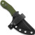 Fanglet Fixed Blade Grn G10