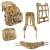 U.S. Armed Forces 5-Piece Pack System W/ Sustainment Pouches - Desert Camo