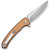 Ingot Button Lock Brown