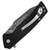 Riven Button Lock Black