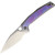 Framelock Purple Crystal